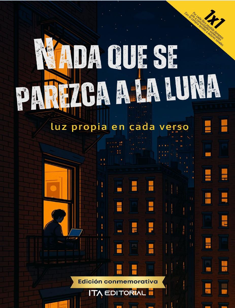 Portada de la antología Nada que se parezca a la luna publicada por ITA Editorial
