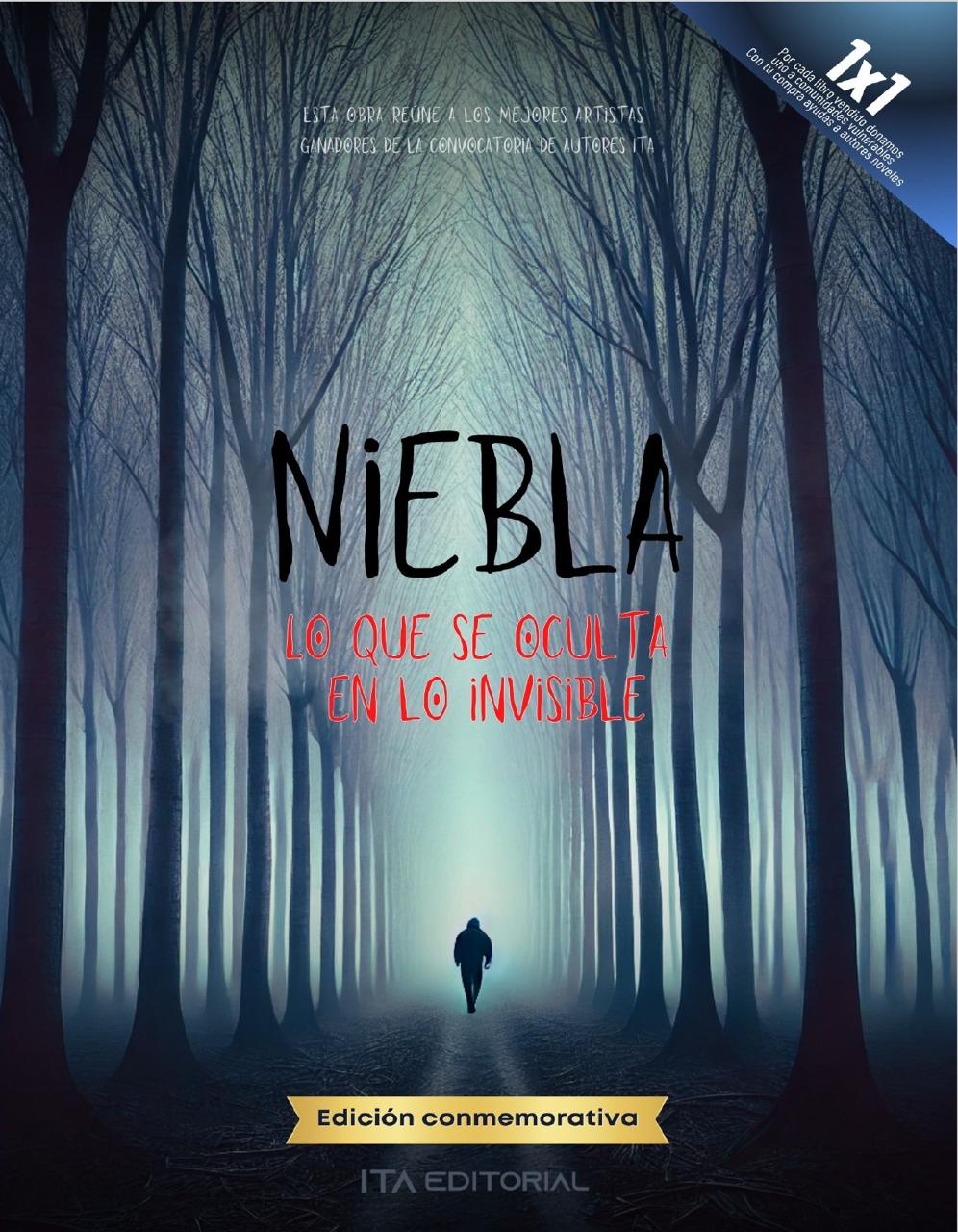 Portada de la antología Niebla publicada por ITA Editorial